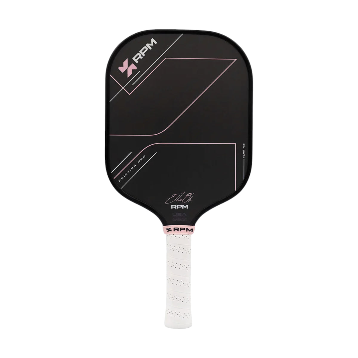 RPM Friction Pro V2 Ella Oh Signature Pickleball Paddle