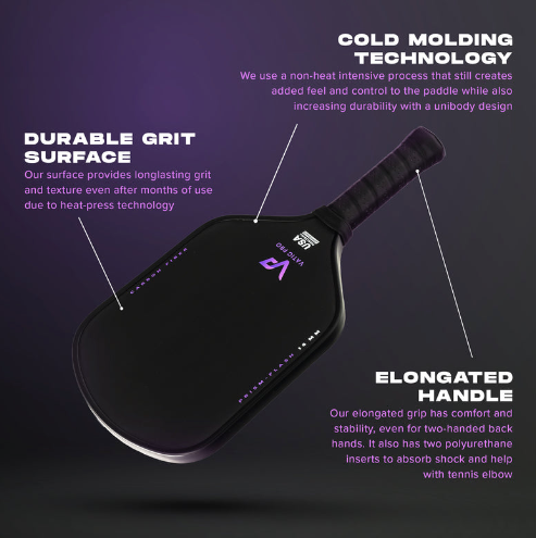 Vatic Pro Prism Pickleball Paddle - Includes Paddle Cover